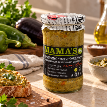 Mama´s grüner Ajvar mild, 290g