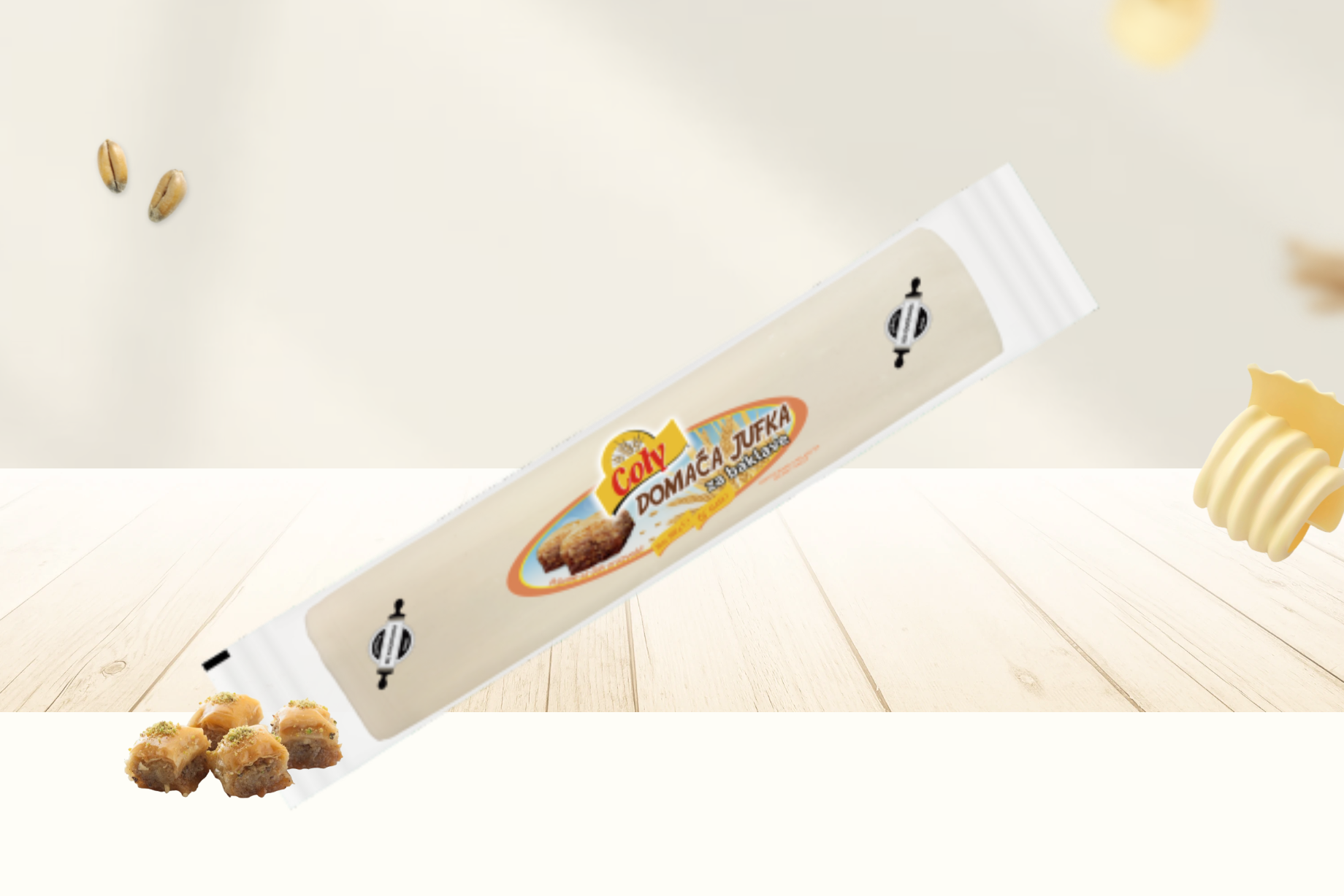 Domaca jufka za baklave, 500g Coly