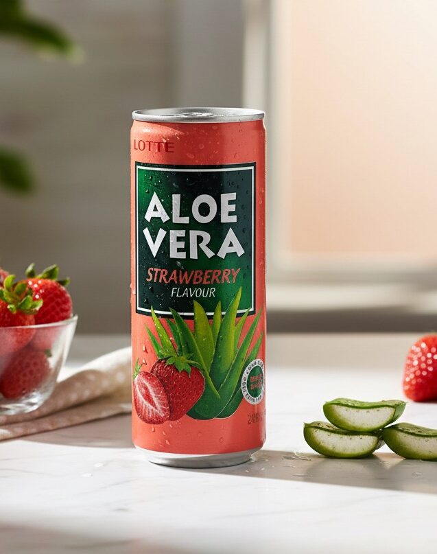 Strawberry Aloe Vera, 240ml