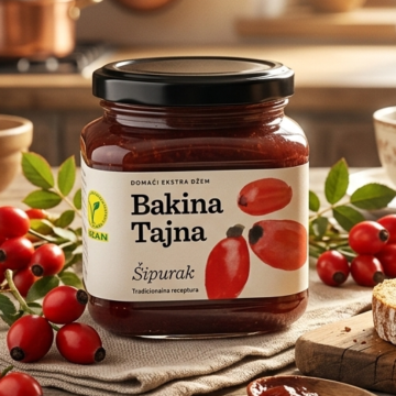 Sipurak - Hagebuttenmarmelade, Bakina Tajna 670g