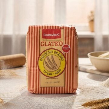 GLATKO psenicno brasno, Podravka 1000g