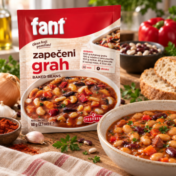 fant zapeceni grah, Podravka 60g