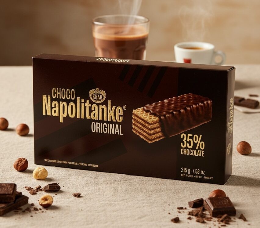 CHOCO Napolitanke Kras, 215g