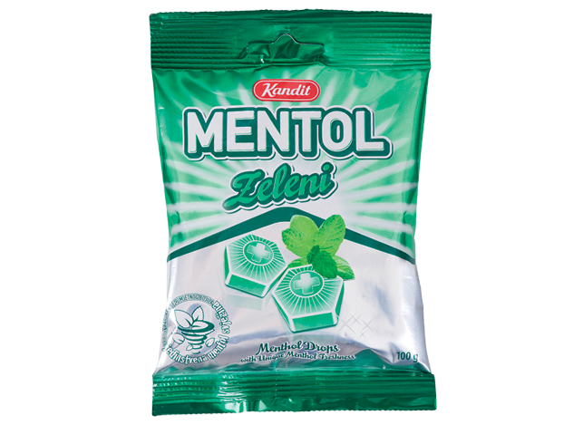 Mentol Zeleni, Kandit 100g