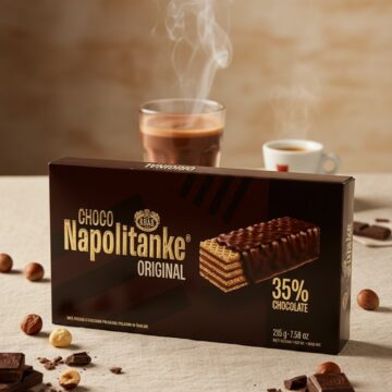 CHOCO Napolitanke Kras, 215g