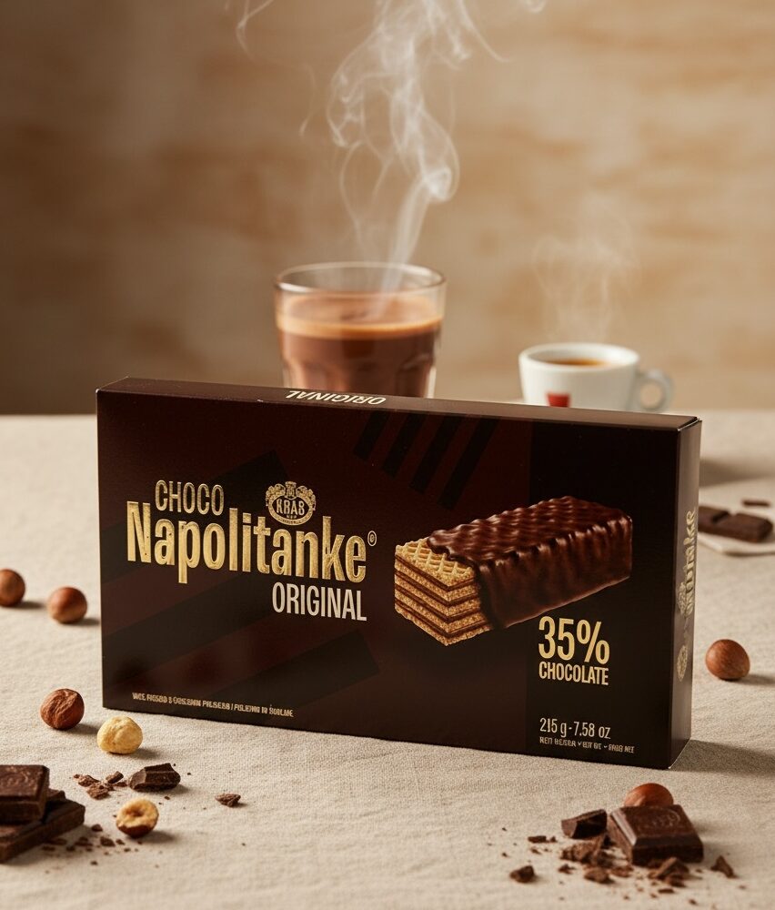 CHOCO Napolitanke Kras, 215g