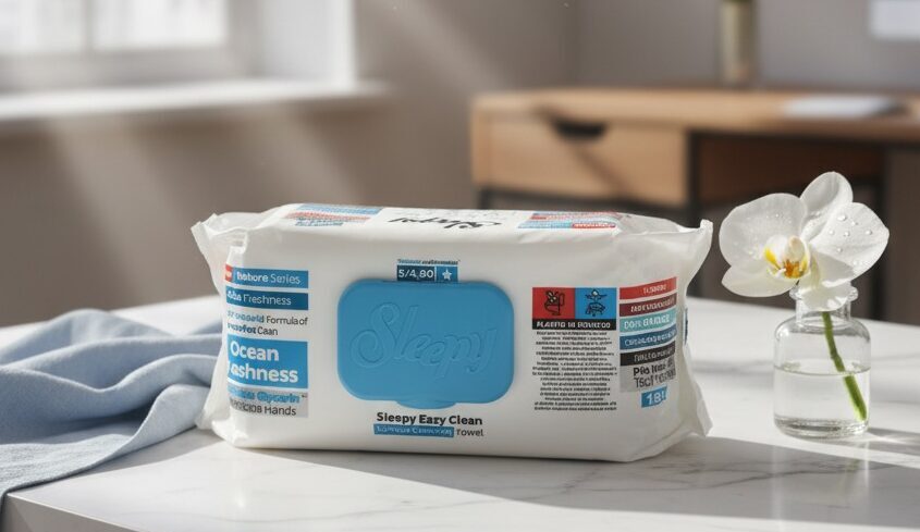 Sleepy Easy Clean (hell blau) Surface Cleaning Towel
