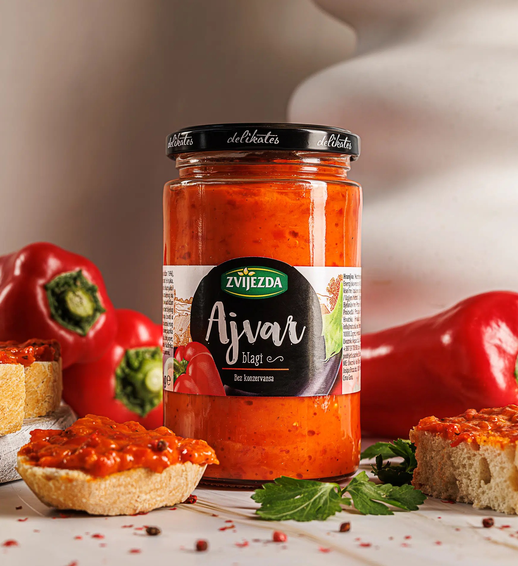 Zvijezda Ajvar blagi, 550g