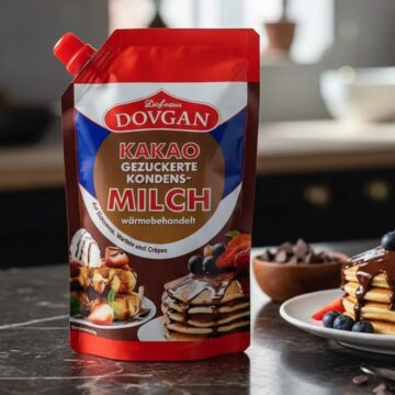 Kakao Gezuckerte Kondens Milch, Dovgan 300g