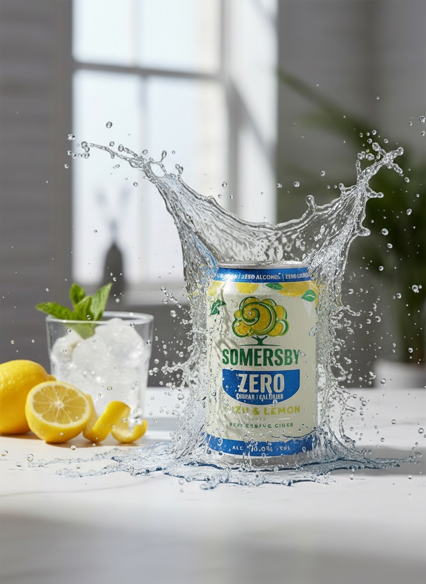 Somersby Zero Yuzu & Lemon alkoholfrei 0,33 l – Bild 2