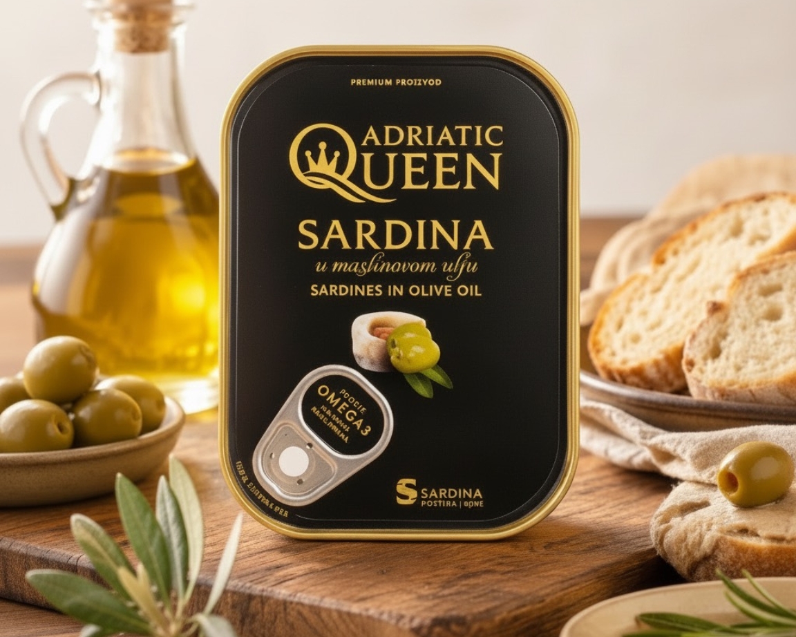 Adriatic Queen Sardina u maslinovom ulju 73,5 g