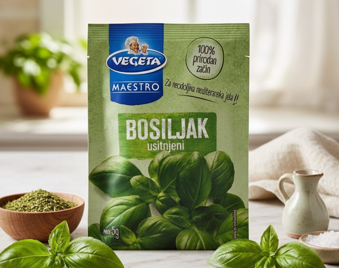 Bosiljak usitnjeni, Vegeta 5g