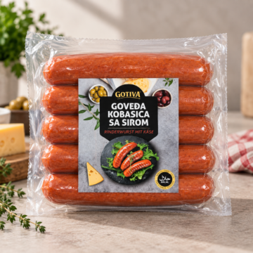 Govedja kobasica sa sirom Gotiva 500g