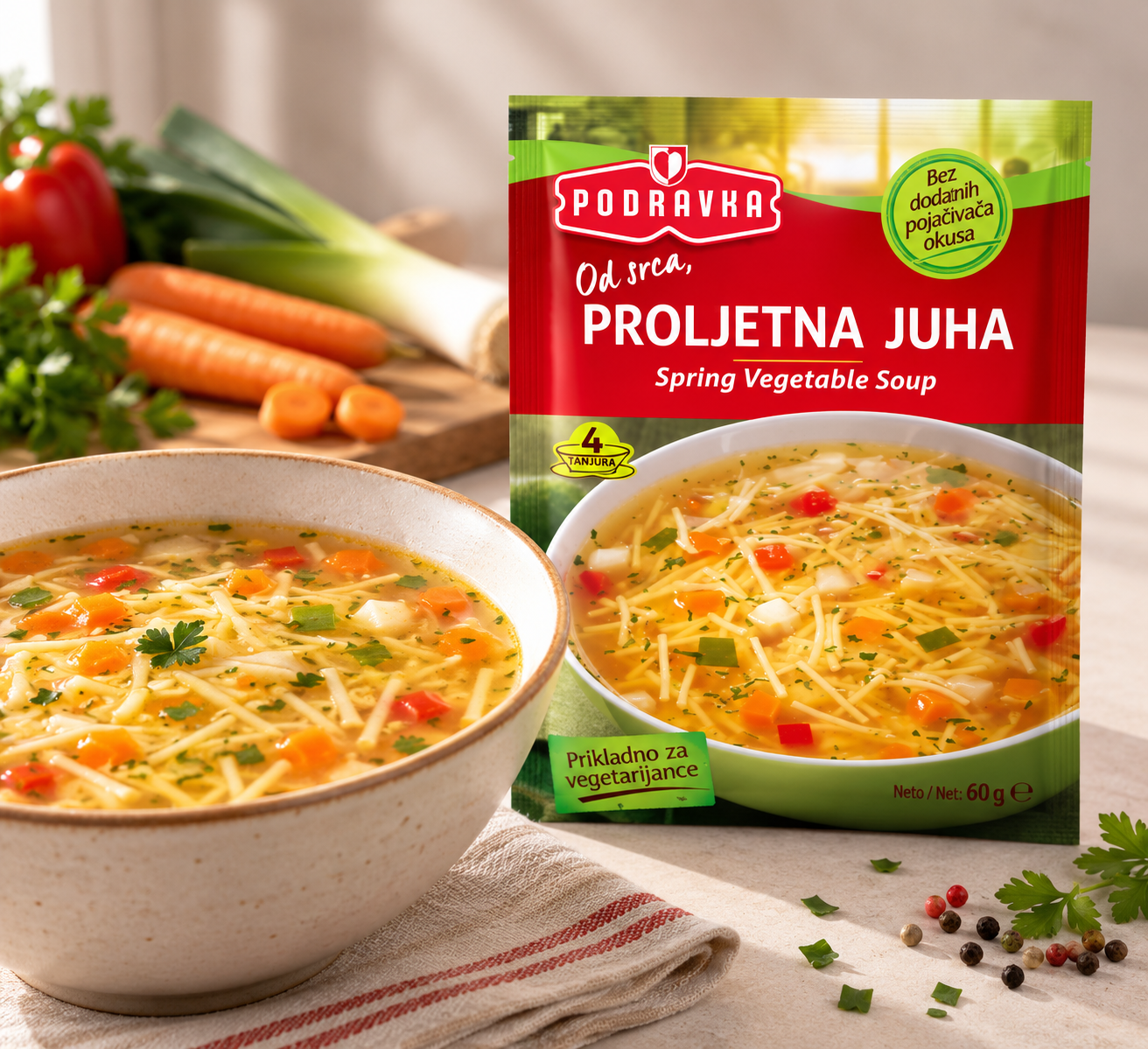 Proljetna Juha, Podravka 58g