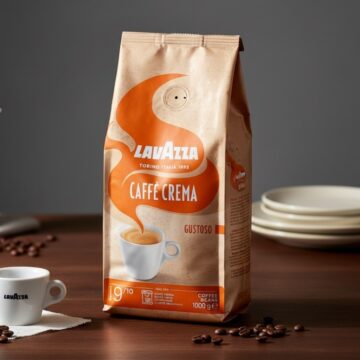 Lavazza Caffé Crema Gustoso Ganze Bohnen, 1 kg
