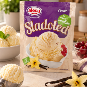 Sladoled sa ukusom vanilije, aleva 75g