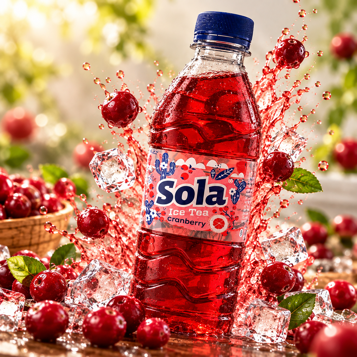 Sola, Ice Tea 0,5L Cranberry