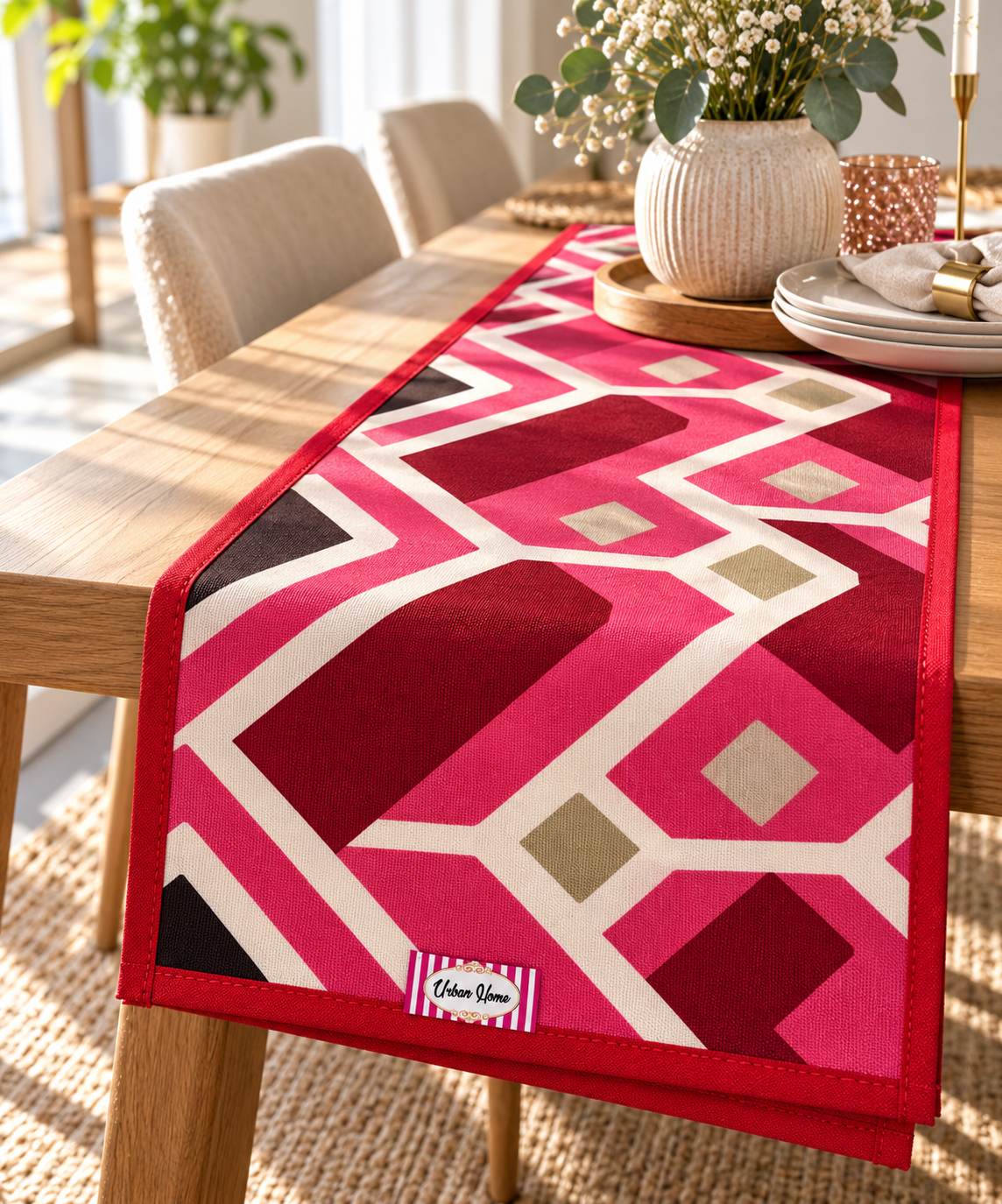 Tischläufer 35x140cm Urban Home (11052) Retro Pink – Bild 2