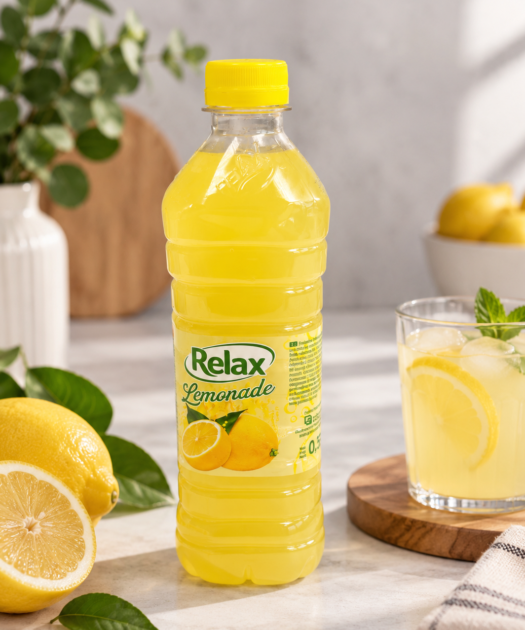 Relax Lemonade – Zitronengetränk 0,5 l