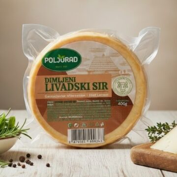 Dimljeni Livadski sir, 400g Poljorad