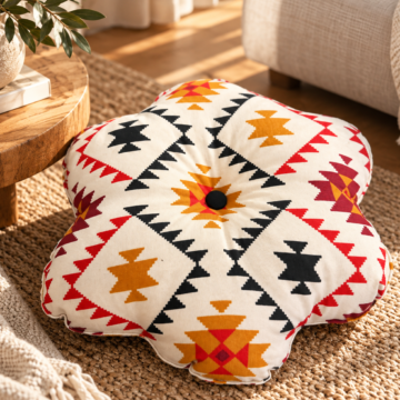 Kissen „Blume“ 40 × 40 cm Urban Home (1106)