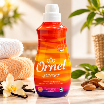 Ornel Sunset Weichspüler – Creamy Vanilla & Almond 1,5 L