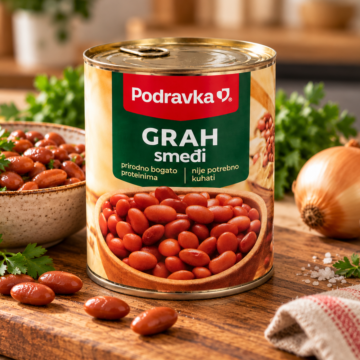 Podravka . grah smedji 800g